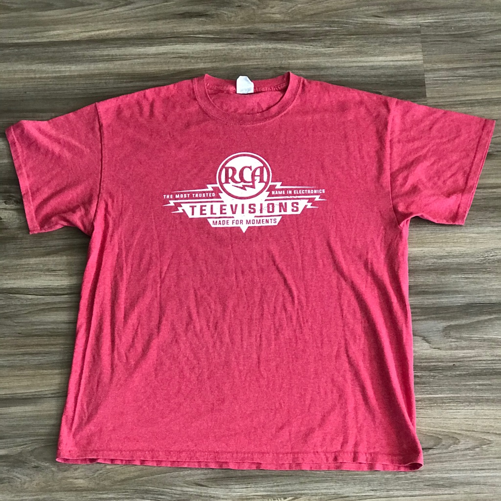 Mens Rca Television TShirt Sz Xl